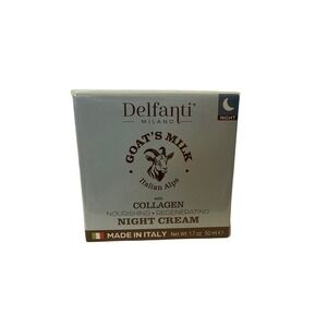Delfanti Milano Goat's Milk Collagen Nourishing Regenerating Night‎ Cream 1.7oz